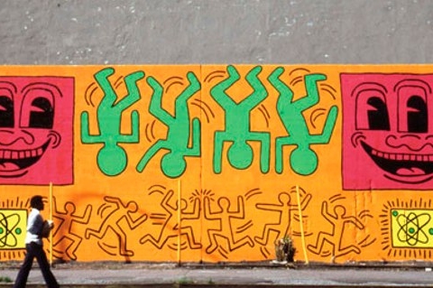 Keith Haring Bowery wall